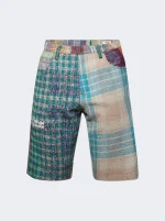 Better with age Isaac kantha hand quilted shorts