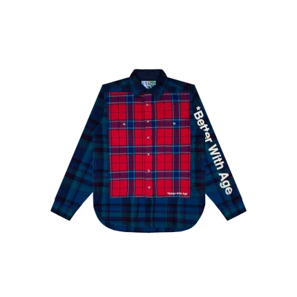 Better With Age Re Tartan Flannel Shirt