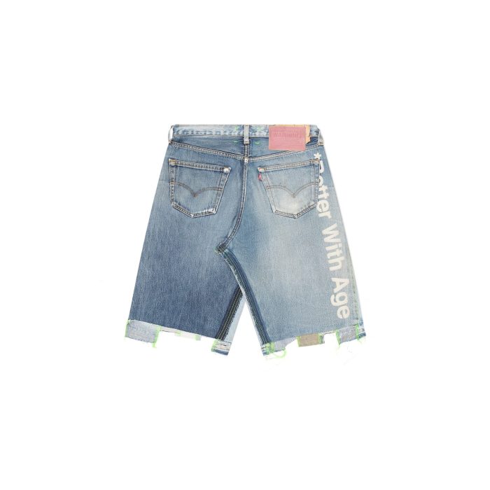 Better with age cancel double-wide denim short
