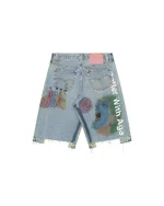 BETTER WITH AGE HARRISON TRIPLE-WIDE DENIM SHORTS