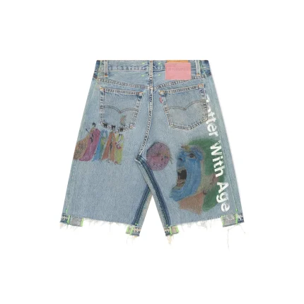 BETTER WITH AGE HARRISON TRIPLE-WIDE DENIM SHORTS